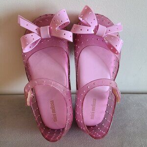 Mini Melissa Bow Flat Size 11